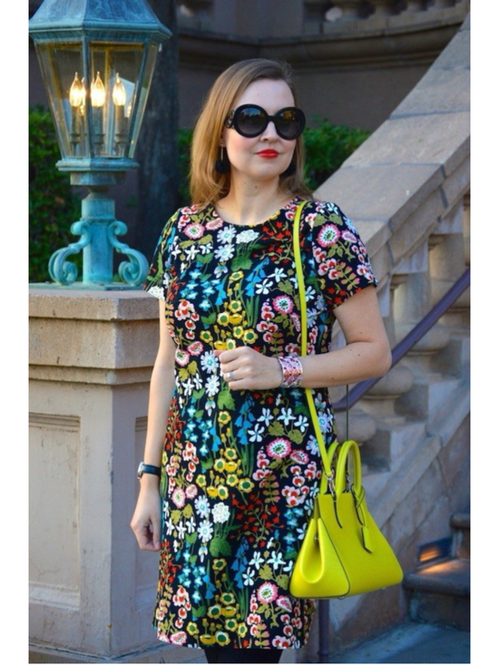 Boden Dresses & Skirts - Boden Black Floral Print Carina WW097 Stretch Back Zip Sheath Dress US 16R
